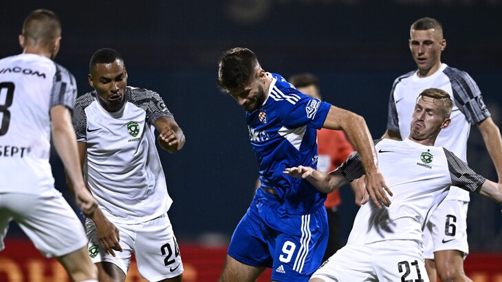 Фрагмент матча «Динамо» Загреб — «Лудогорец»