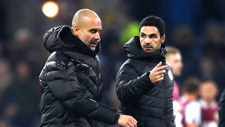 Хосеп Гвардиола и Микель Артеты