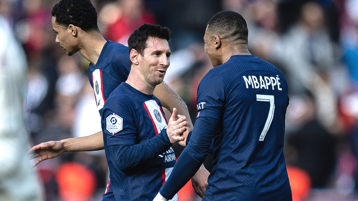 Лионель Месси и Килиан Мбаппе забили 9 голов на двоих в последних 3 матчах ПСЖ