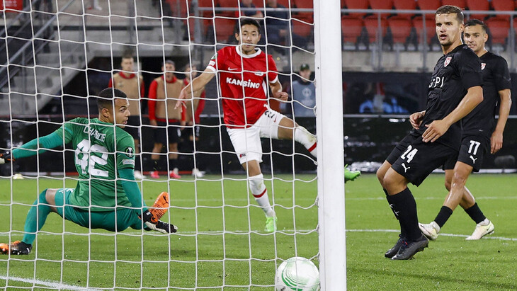 Фрагмент матч АЗ — «Вадуц»