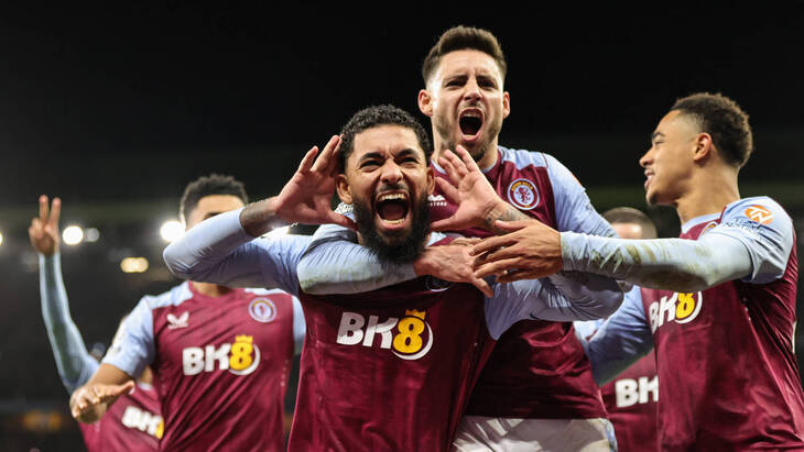 «Астон Вилла» занимает второе место в АПЛ после 20 туров