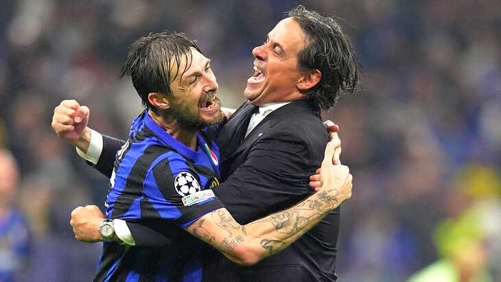 Эмоции Симоне Индзаги и Франческо Ачерби