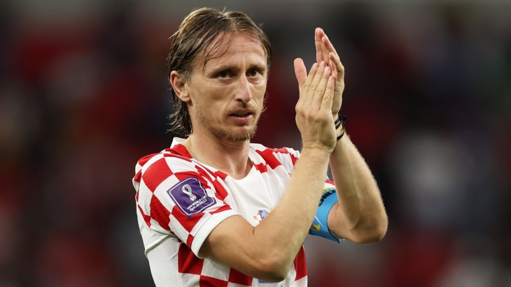 Лука Модрич — полузащитник сборной Хорватии