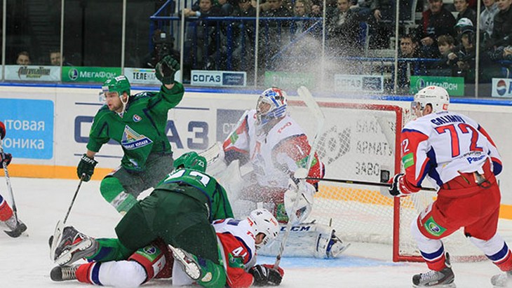 невероятный накал страстей в матче «Локомотив» – «Салават Юлаев»