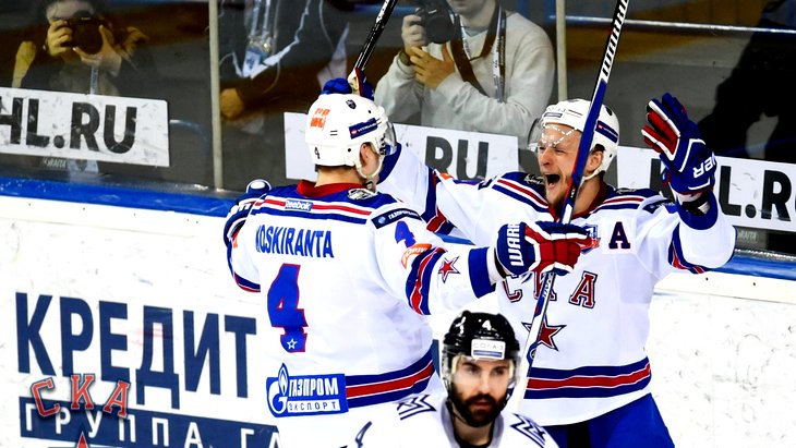 СКА выиграл у «Магнитки» в первом матче со счетом 5:4