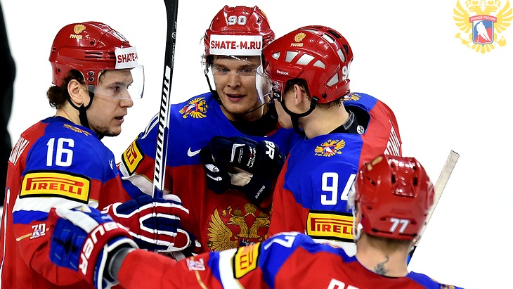 Сборная России стартовала на ЧМ-2017 с пяти побед кряду