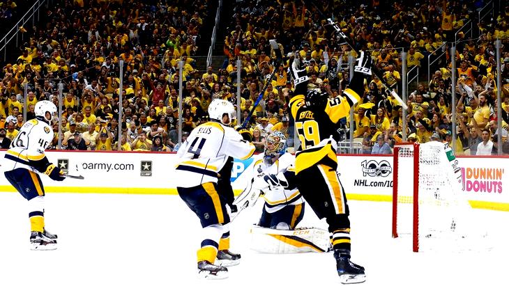 «Питтсбург» с трудом выиграл у «Нэшвилла» в первом матче