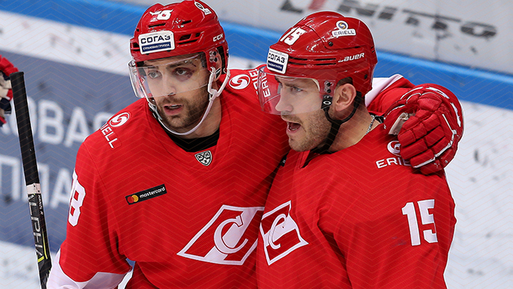 Робин Ганзл и Мартиньш Карсумс, «Спартак»