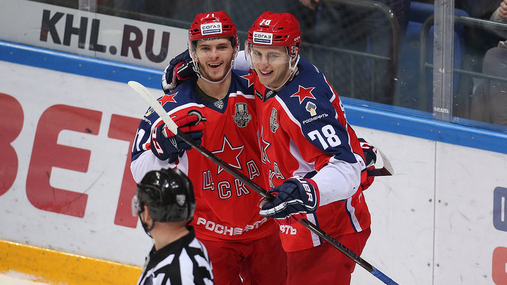 Константин Окулов и Максим Шалунов, ЦСКА