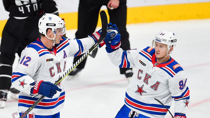 Хоккеисты СКА