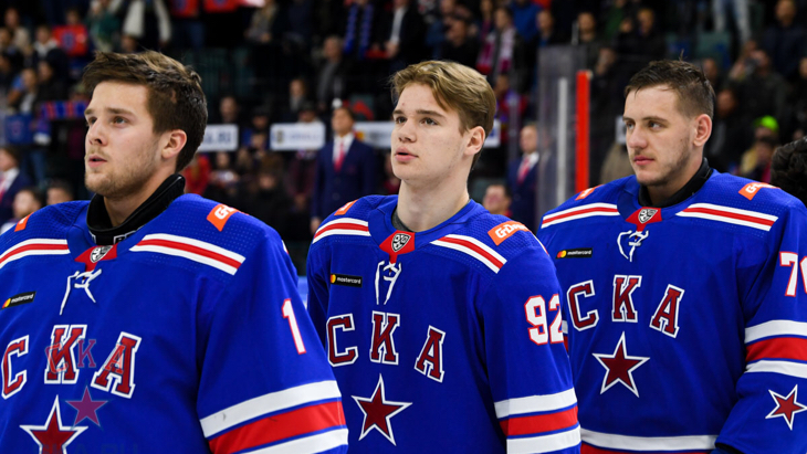 Хоккеисты СКА