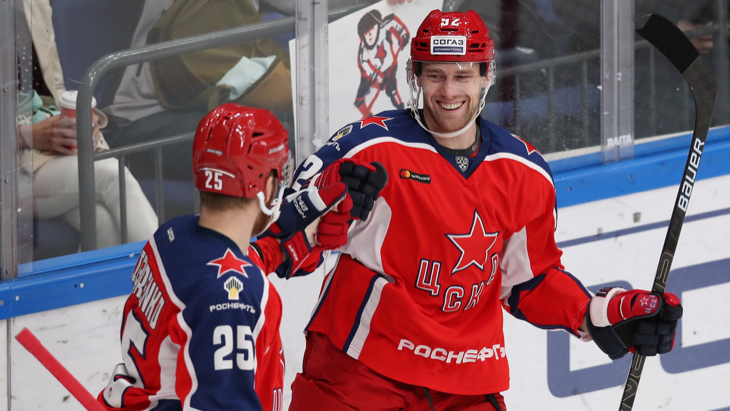 Хоккеисты ЦСКА