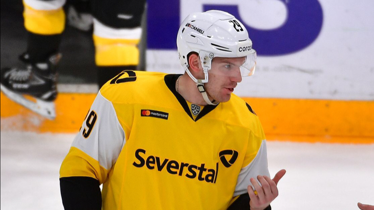 «Северсталь» в недавней игре с «Ак Барсом»