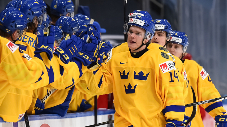 Шведы в игре с Россией