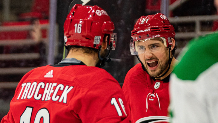 «Каролина» в недавнем матче с «Далласом»