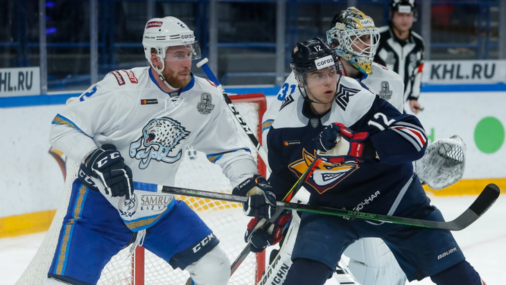«Барыс» во второй гостевой игре против «Металлурга»