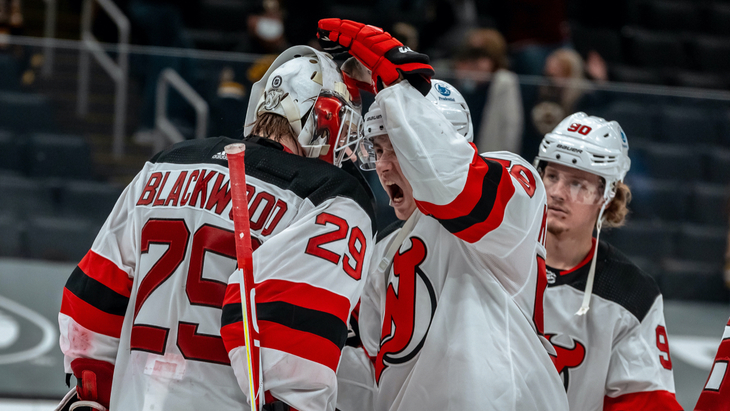 «Нью-Джерси» в недавней игре с «Бостоном»