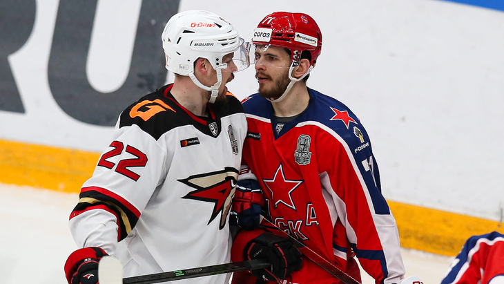 Матч между ЦСКА и «Авангардом» 20 апреля