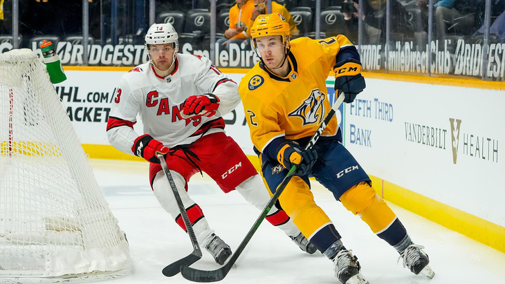 «Каролина» в матче «регулярки» против «Нэшвилла»