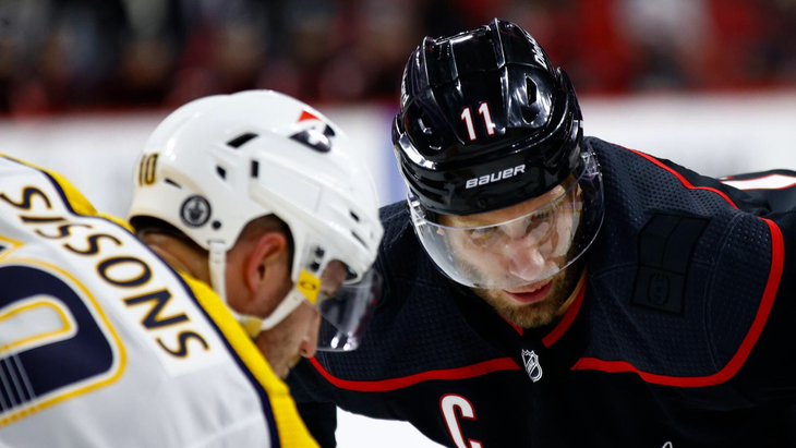 Первый матч между «Каролиной» и «Нэшвиллом» в Кубке Стэнли