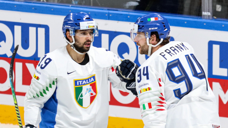 Сборная Италии в игре с Норвегией