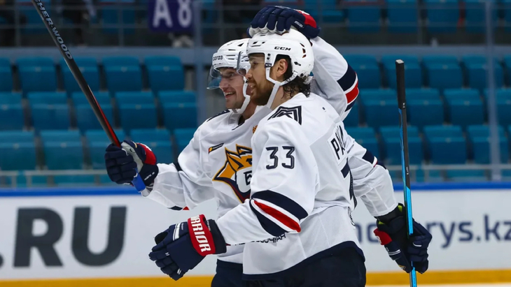 «Металлург» в игре с «Барысом»