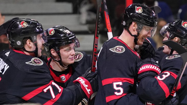 «Оттава» в игре с «Торонто»