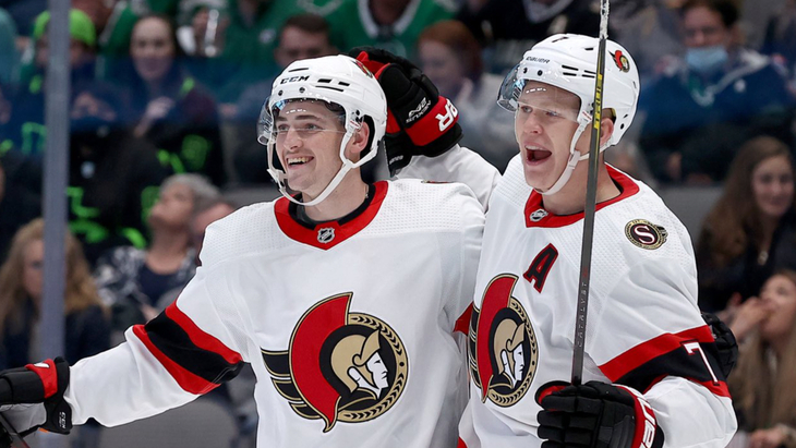 «Оттава» празднует гол в ворота «Далласа»