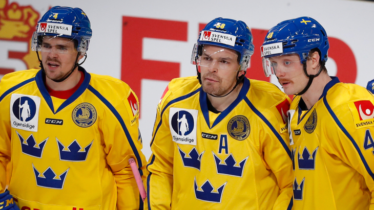 Швеция в матче с Россией