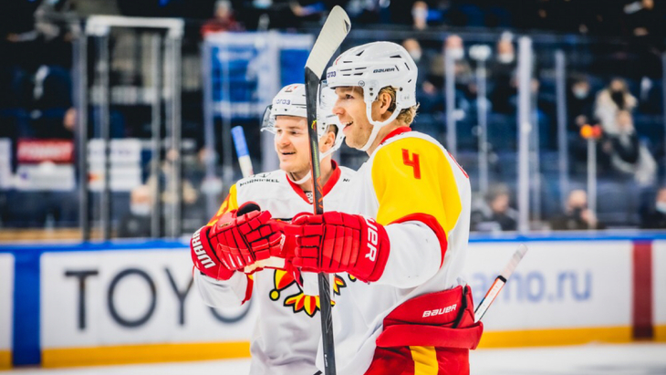 «Йокерит» в матче с «Динамо» Москва