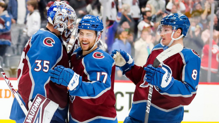 «Колорадо» в матче с «Оттавой»