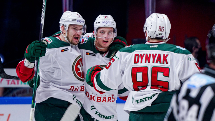 «Ак Барс» в матче с «Авангардом»