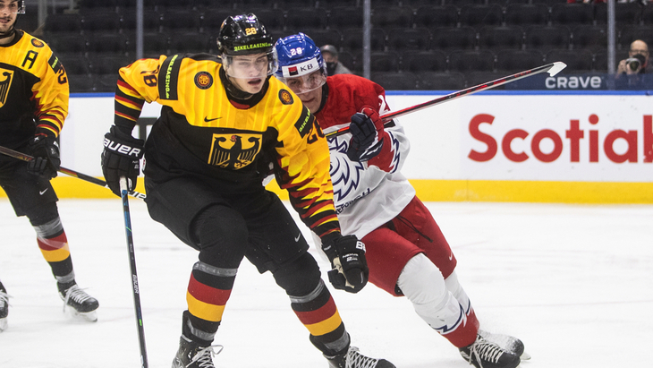 Адриан Кляйн в матче с Чехией