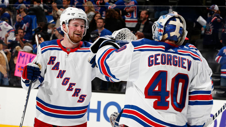 «Рейнджерс» в матче с «Анахаймом»