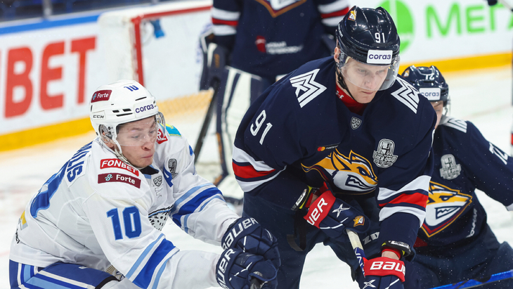 «Барыс» в матче с «Металлургом» Мг