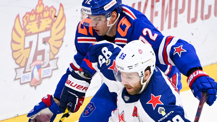 ЦСКА в первой игре со СКА