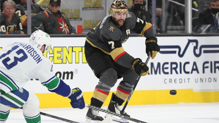 «Вегас» в предыдущем матче с «Ванкувером»