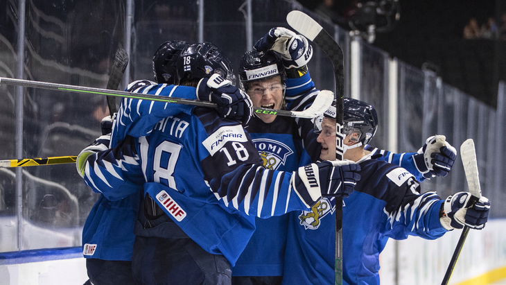 Финляндия в матче с Чехией