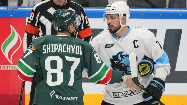 «Ак Барс» в матче с «Динамо» Минск