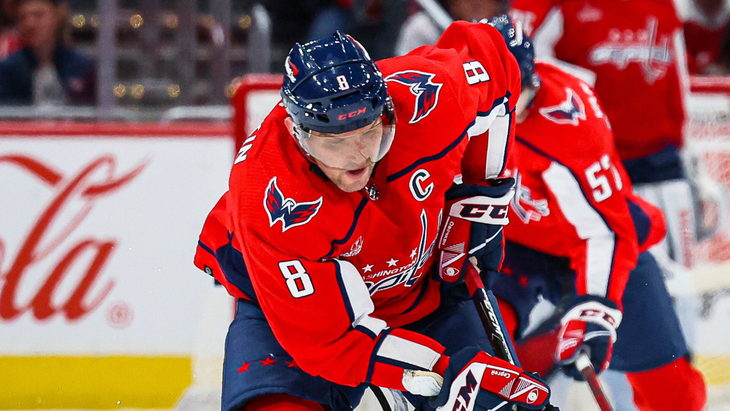 Александр Овечкин в матче против «Монреаля»