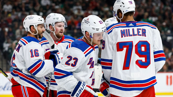 «Рейнджерс» в матче с «Миннесотой»