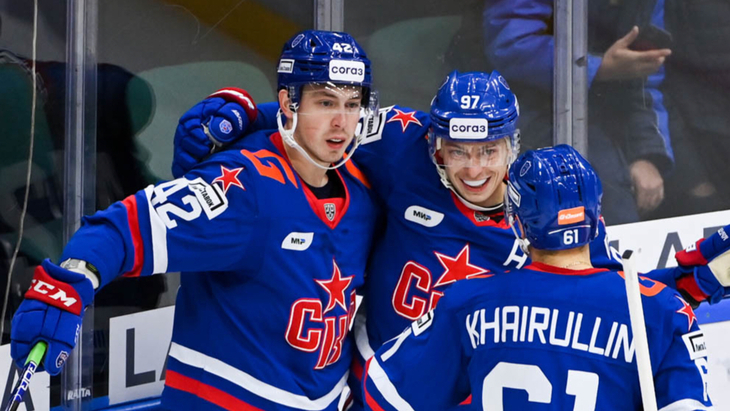 СКА в матче с ЦСКА