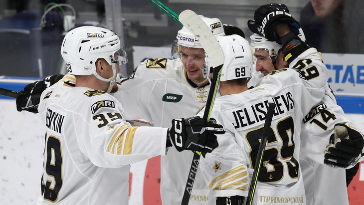 «Адмирал» в игре с «Динамо» Минск