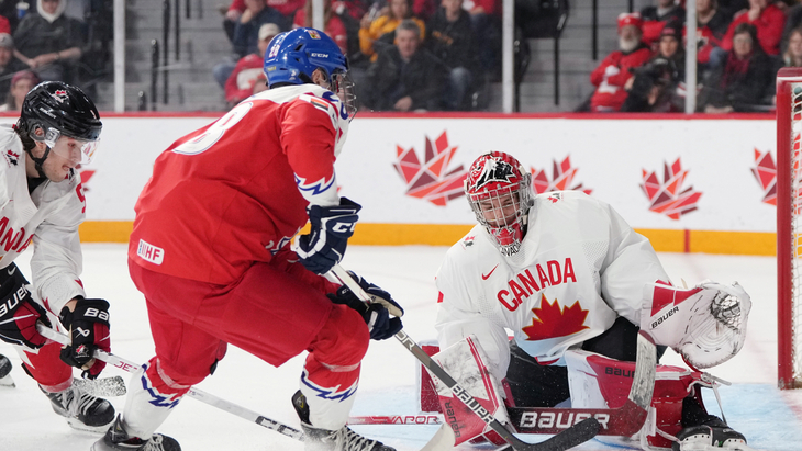 Чехия в матче с Канадой