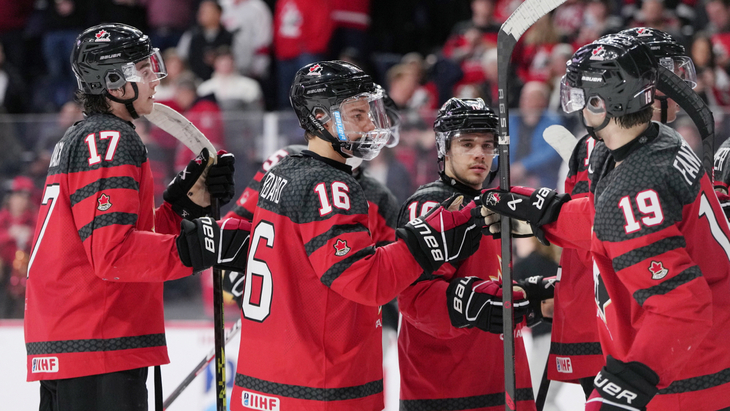 Канада в матче с Германией