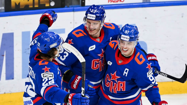 СКА в матче с «Динамо» Москва