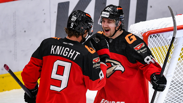 «Авангард» в матче с «Нефтехимиком»