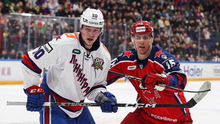 Матч между ЦСКА и СКА в Москве