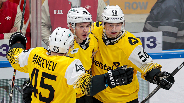 «Северсталь» в матче со «Спартаком»