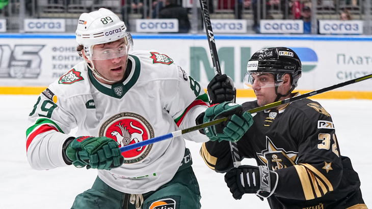 Матч регулярки между «Адмиралом» и «Ак Барсом»